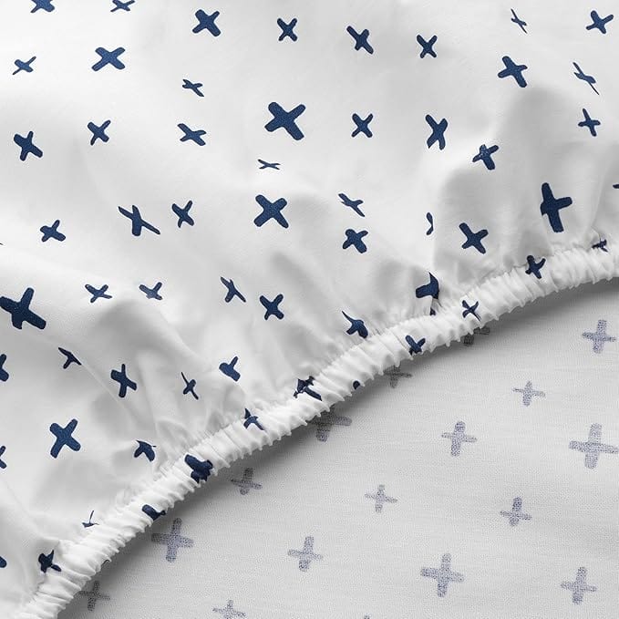 WELSPUN Sheet Sets Full / White WELSPUN - Cora 200TC Cotton Percale Sheet Set
