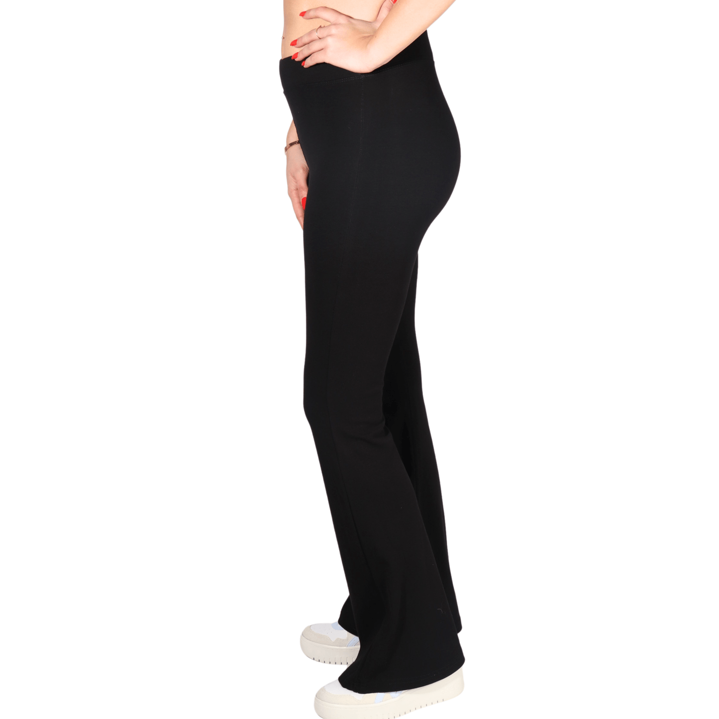 WOTTO Womens Bottoms WOTTO - Bell-bottom Leggings