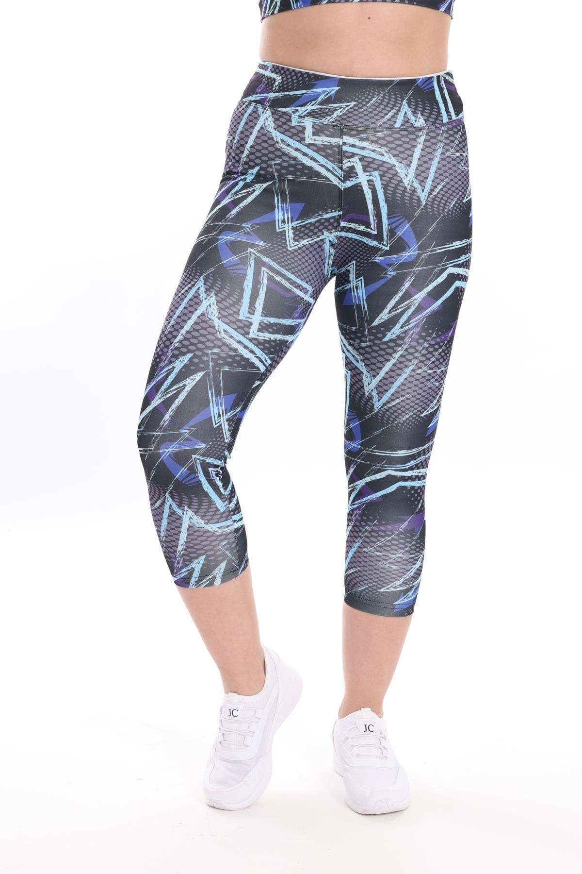 WOTTO Womens sports L / Multi-Color WOTTO - Cicle lines printed sports set