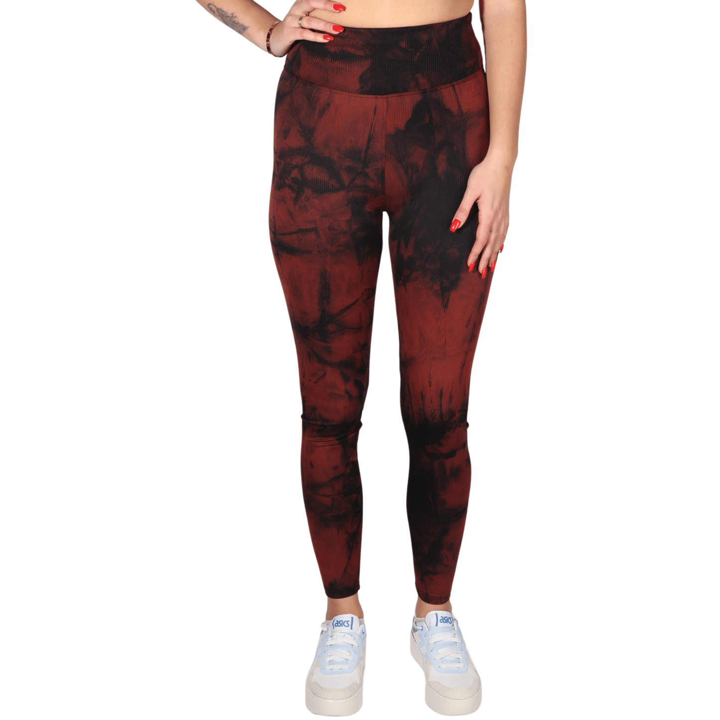 WOTTO Womens sports WOTTO - Ribbed tye dye leggings