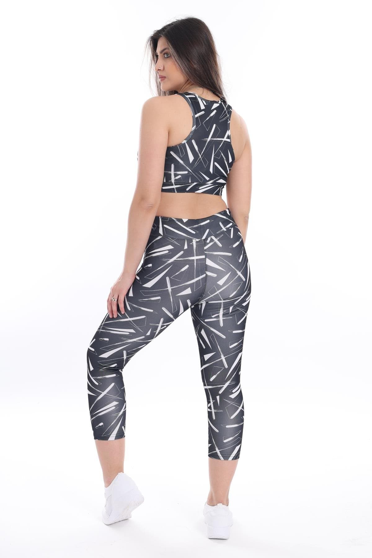 WOTTO Womens sports WOTTO - Sharp printed sports set