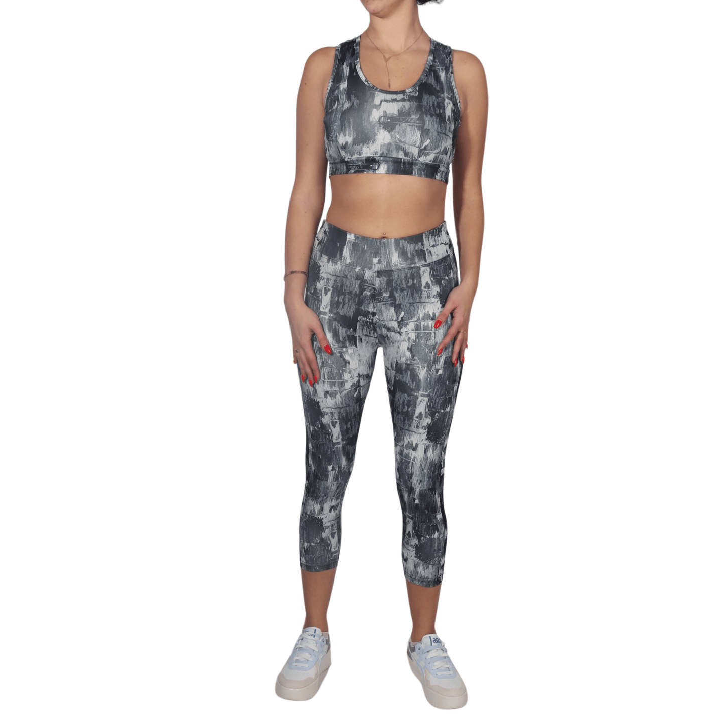 WOTTO Womens sports L / Multi-Color WOTTO - Two set Digital printed sports Set