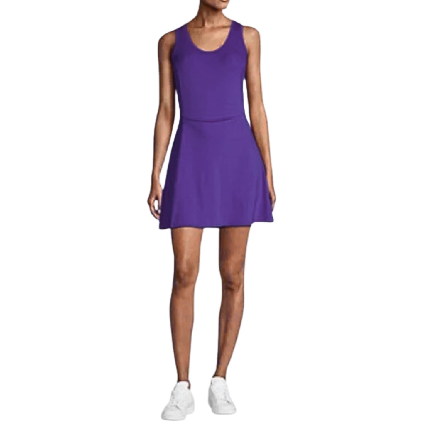 XERSION Womens sports M / Dark Purple XERSION - Tennis Dress With Shorts