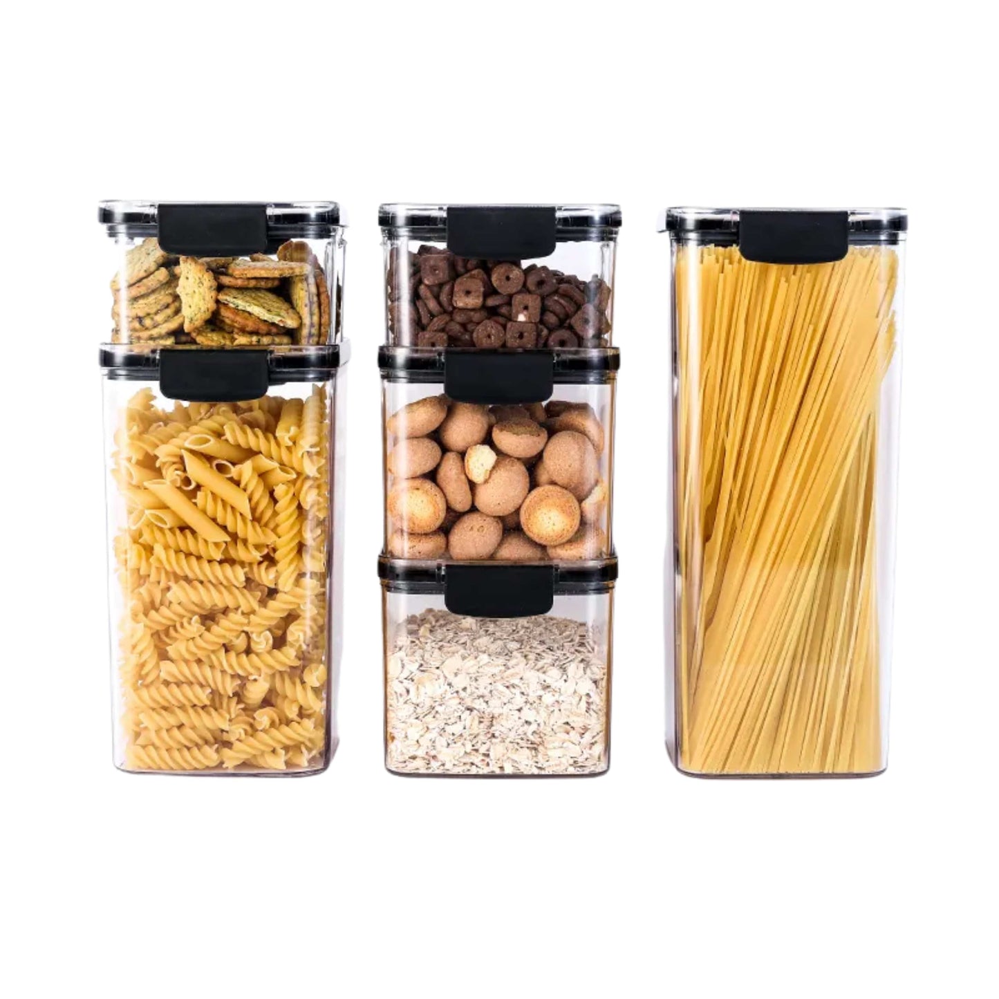 BRANDS & BEYOND Kitchenware Airtight Food Storage 6 Pieces
