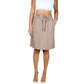 SHEIN - Tie Front Casual Skirt