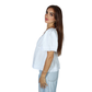 OLD NAVY - Swiss-Dot Flutter Sleeve Tie-Back Top