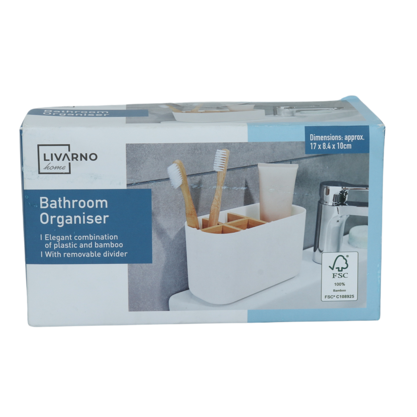 LIVARNO - Bathroom bamboo organiser