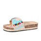 ESCAPE - Single Wide Strap Adorned Slipper