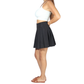 SHEIN - Side Zipper Pleated Skirt