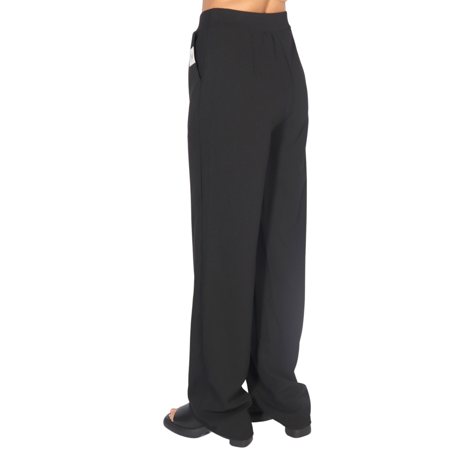 SHEIN - Elastic Waist Casual Pant