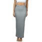 SHEIN - Side Slit Skirt