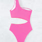 SHEIN - Colorblock cut out one piece swimsuit