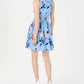 VINCE CAMUTO - Floral-Print Fit & Flare Dress