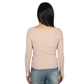 SHEIN -  Wrap V Neck Long Sleeve Cross Front Knitted Top