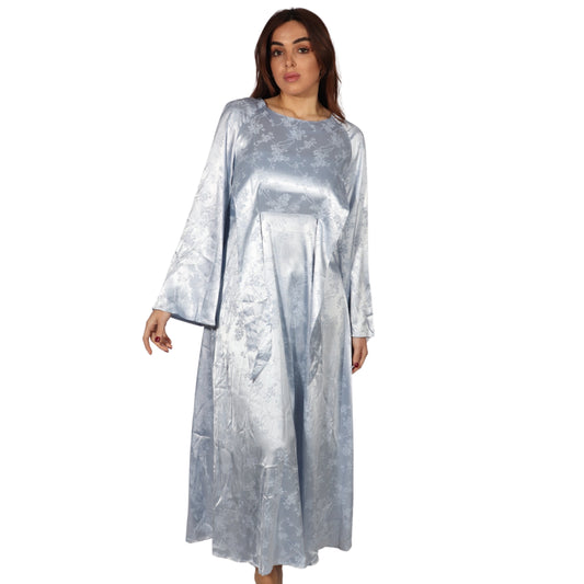 SHEIN -  Long Sleeves Satin Long Dress