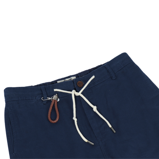 ALCOTT - Cotton solid chain design pants