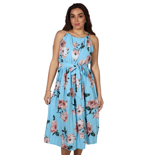 SHEIN - All Over Printed Midi Dress