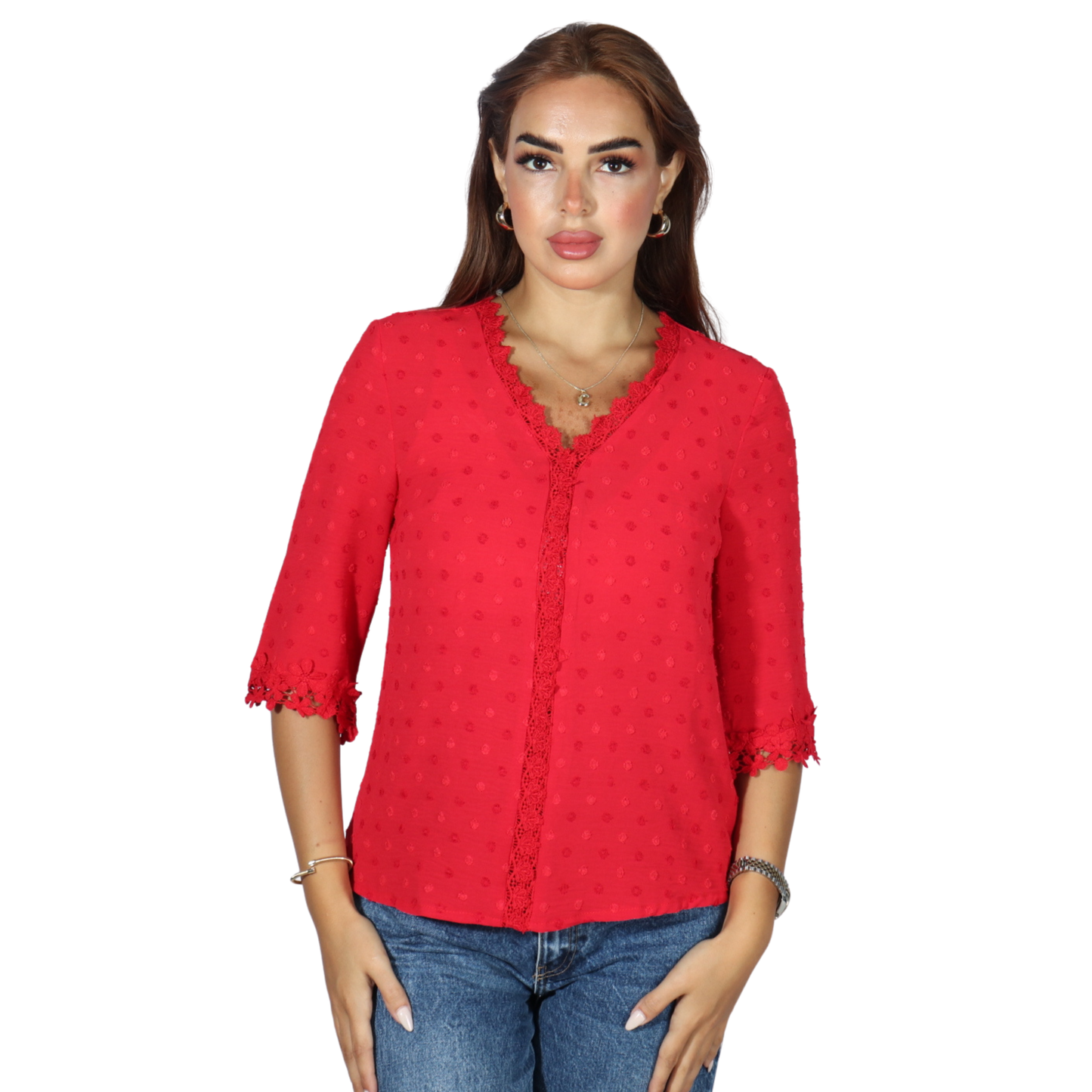SHEIN - V Neck Classy Blouse