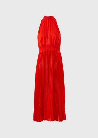 SHEIN - Sexy Pleated Midi Dres