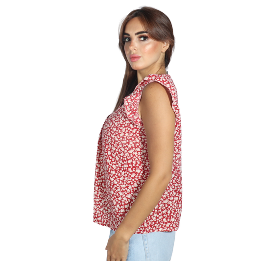 SHEIN - V Neck Blouse