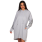 MC LORENE - Sparkle hooded dress