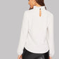 SHEIN -  Button Simple Elegant Blouses