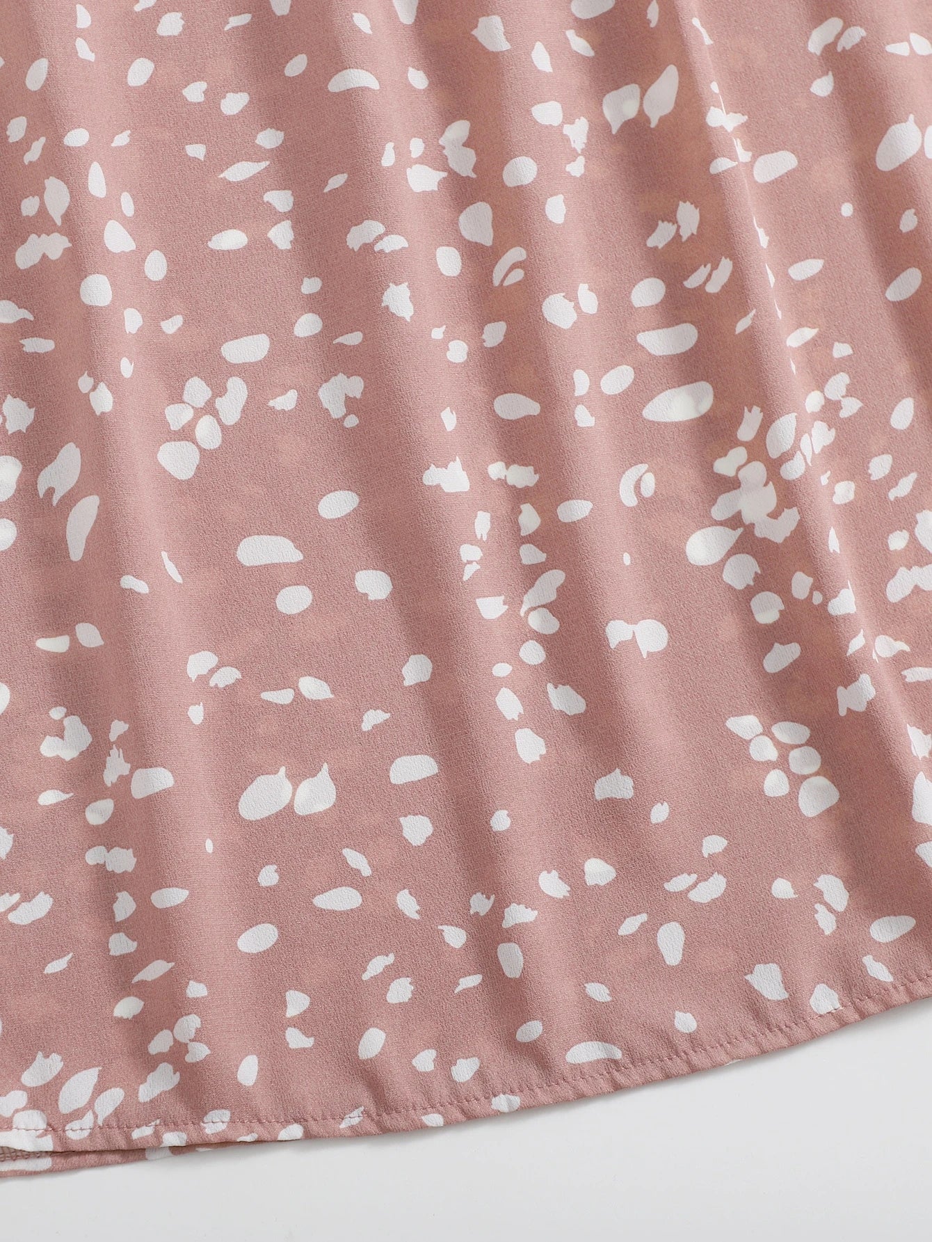 SHEIN - All-Over Print Tie Front Skirt