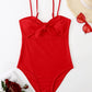 SHEIN - One-piece swimsuit with knot opening