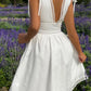 SHEIN - Deep V-neck A-line Dress