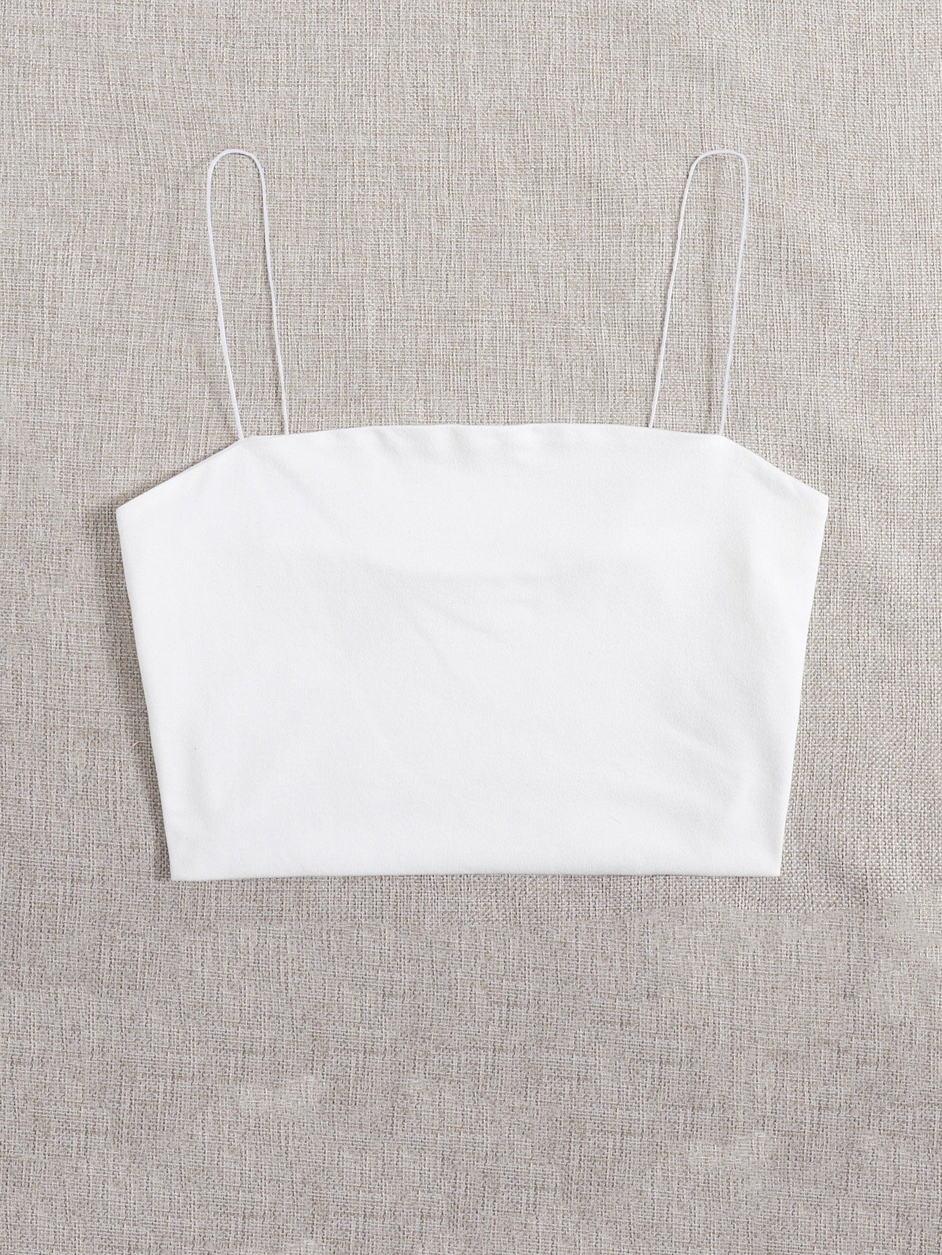 SHEIN - Solid Skinny Cami Crop Top