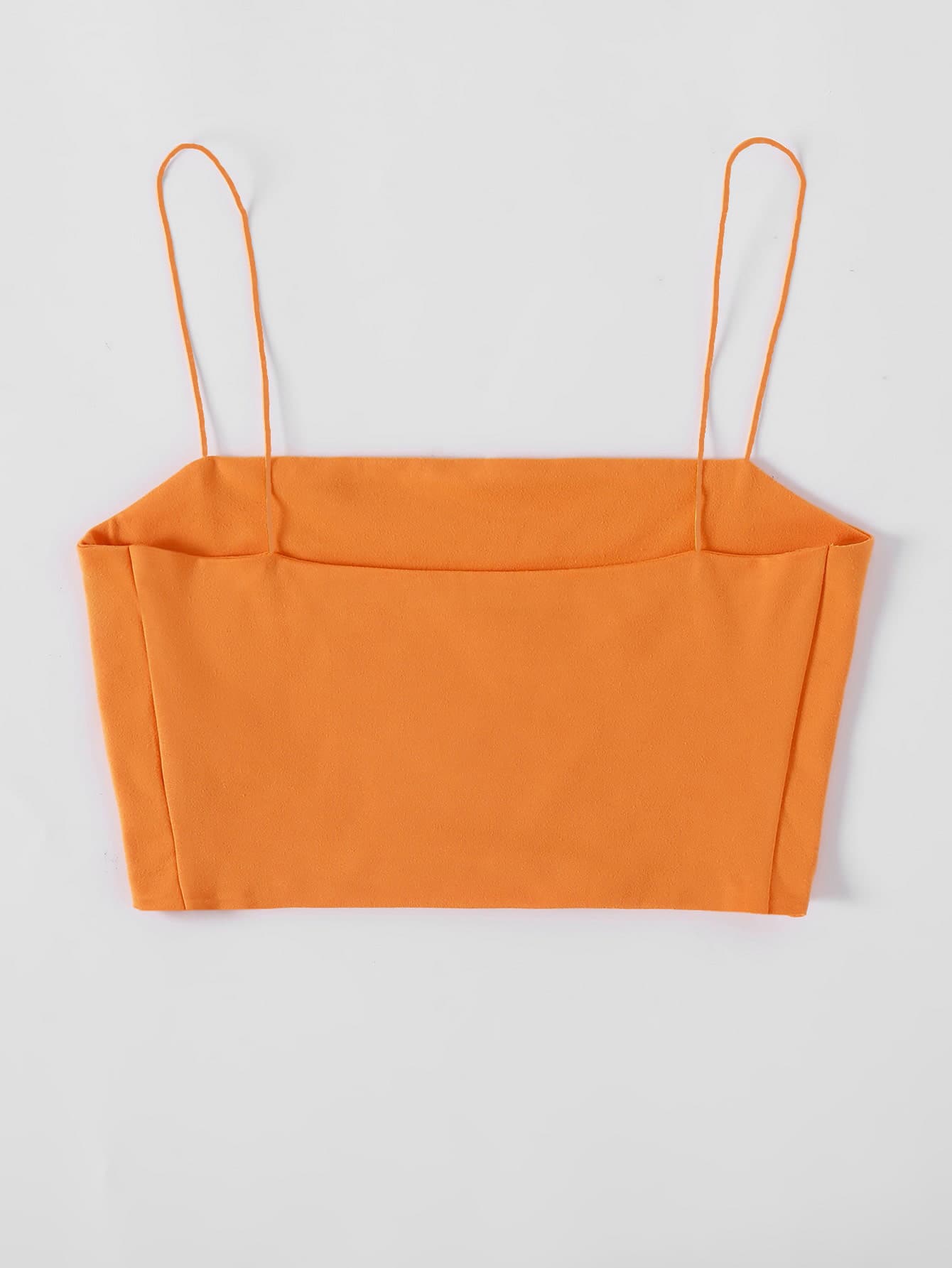 SHEIN - Solid Skinny Cami Crop Top