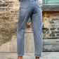 SHEIN - Ripped Distressed Hem Jeans