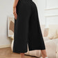 SHEIN - Ribbed Waist Wide Leg Pant