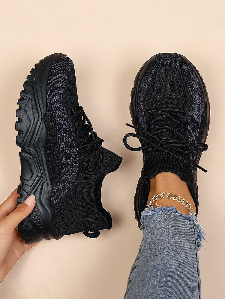 SHEIN - Lace-up Front Sports Shoes