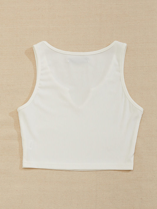 SHEIN - Casual Knitted Halter Top