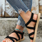 SHEIN -  Crossover Strap Slingback Sandals