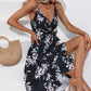 SHEIN - Floral Print Belted Cami Dress