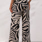 SHEIN -  All-inclusive Print Belted Pant