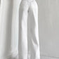 SHEIN - Raw Hem Straight Leg Jeans