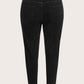 SHEIN - Rhinestone Detail Skinny Jeans