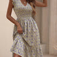 SHEIN - Floral Print Ruffle Hem Maxi Dress