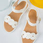 SHEIN - Anti-slip Twist Detail Buckle Décor Flat Sandals