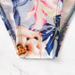 SHEIN -  Print Knot Side One Piece Swimsuit