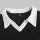 SHEIN - Polo Collar Short Sleeves Crop Tee