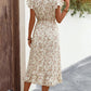 SHEIN - Floral Maxi Dress with Ruffle Skirt