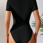 SHEIN - Solid Deep Square Neck Bodysuit