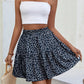 SHEIN -  Floral Ruffle Hem Skirt