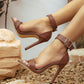 SHEIN - Stiletto Ankle Strap Sandals