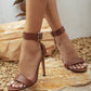 SHEIN - Stiletto Ankle Strap Sandals