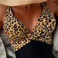 SHEIN - Print Drawstring Side One Piece Swimsuit